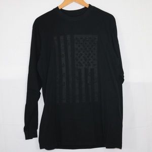 Black Scale long sleeve tee size L